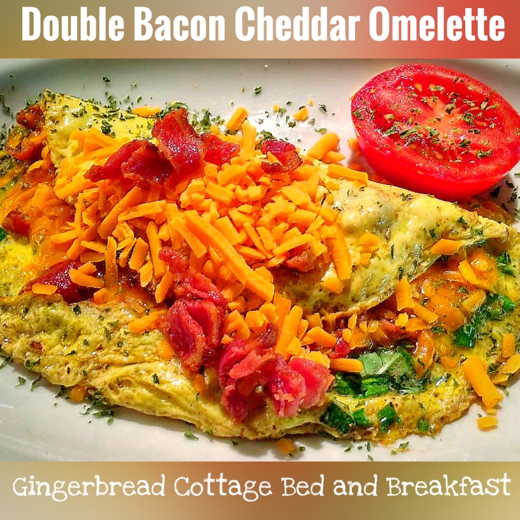 Bacon Cheddar Omelette du Fromage