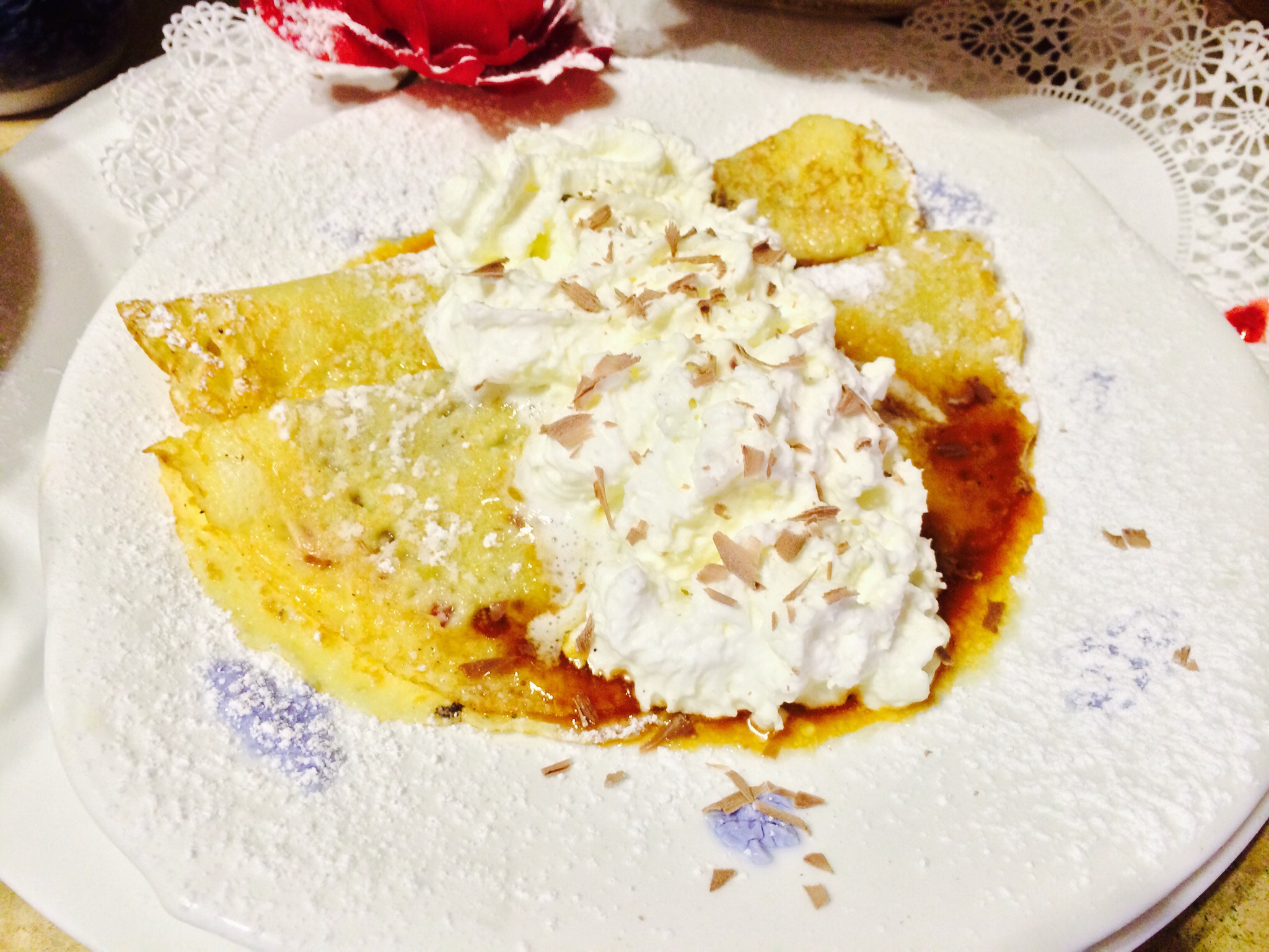 Viennese Crepes on the bed and breakfast menu