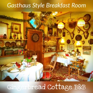 Breakfast Room Gingerbread Cottage Bed and Breakfast Victoria BC Canada